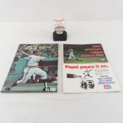 MN Twins Harmon Killebrew Signed Ball and Program