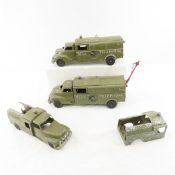 3 Hubley Bell Telephone Trucks & More