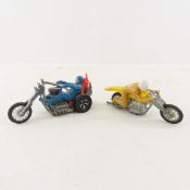 2 Vintage Hot Wheels RRRRumblers Motorcycles