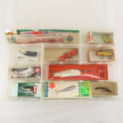 Heddon, South Bend, Jakes Fishing Lures in Boxes