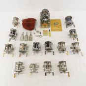 Collection Of Vintage Bait Casting Reels