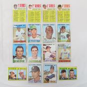 12 1967 Topps Baseball Cards- Yastrzemski