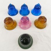 7 Bell Telephone Pioneers & Centennial Insulators