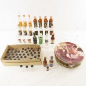 Telephone Themed Plates, Mini Liquor Bottles