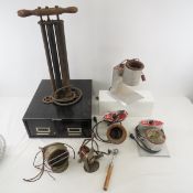 3 Vintage LEE Melters, Bike Pump, Fan & More