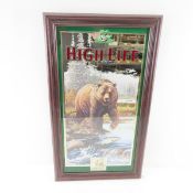 Miller High Life Brown Bear Mirror