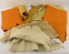 5 Buckskin Leather Hides