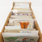 Antique Vintage Postcards- Military, Advertising