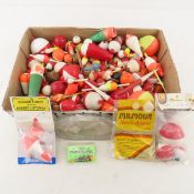 Vintage Fishing Floats, Bobbers, Plastic & Wood