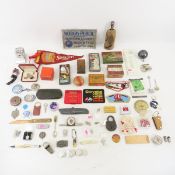 Thermometer, Watches, Tins, tape measure