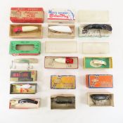 10 Vintage Boxed Lures, Heddon, Shakespeare & More