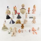 Mixed Miniature Decorative Dolls, Pin Cushion