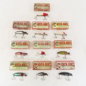 10 Heddon River Runt Lures With Boxes