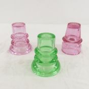 3 Commemorative Glass Insulators, NIA Convention