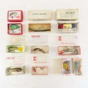 Bass-Oreno, Heddon, Pico, Creek Chub Boxed Lures