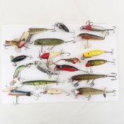21 Vintage Fishing Lures Jitterbug, Flash-Oreno