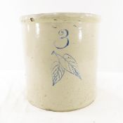 3 Gallon Red Wing Birch Leaf Crock