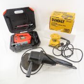 DeWalt Palm Sander, Black & Decker Saw, Grinder