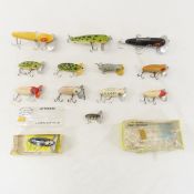 13 Arbogast Jitterbug Lures, 2 Boxes