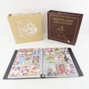 3 Binders of Mixed Sports Cards-Baseball, Football