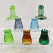 7 Glass Insulators, McLaughlin, Mid Ohio