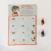 2 Vintage Heddon Hi-Tail Fishing Lures