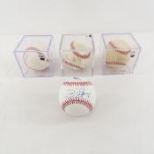 Newman, Mack, Cuddyer & Butera Signed Balls