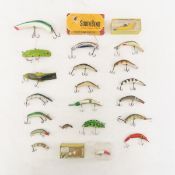 Collection Of Vintage Flathead Lures