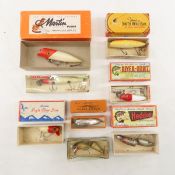 Heddon, Pflueger & other Fishing Lures in Boxes