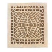 Antique Cast Iron Floor Grate 18.5 X 16.25 Inches