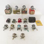 Collection Of Vintage Bait Casting Reels