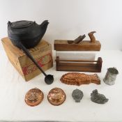 Cast Iron Tea Pot, Ice Cream Molds, Copper Molds