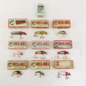 10 Heddon River Runt Lures With Boxes