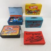 5 Vintage Hot Wheels & Matchbox Carry Cases