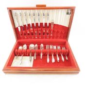 53 Piece Set 1847 Rogers Bros First Love Flatwear