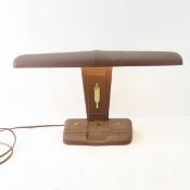 Vintage Moe Lighting Art Deco Desk Lamp, Works