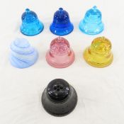 7 Bell Telephone Pioneers Insulator Replicas