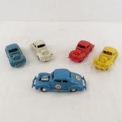 5 Vintage Gilbert Slot Cars