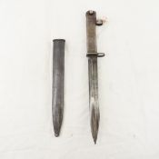 Turkish G1 Rifle Bayonet with scabbard