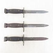3 Vietnam Era M7 Bayonets