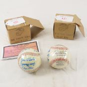 2 USMC Morale Services Baseballs