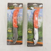 2 Outdoor Edge Wild Skin knives
