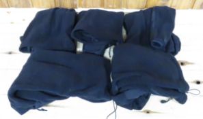 5 Black Fleece Jackets