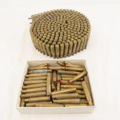 30-30 blanks and bandolier of fired brass blanks