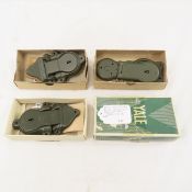 3 WW2 US military Foot Locker trunk locks w/ keys