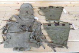 WW2 M-1928 Backpack. With meat can pouch