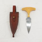 J. Fuller Push Knife with sheath