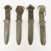 4 US M8 scabbards