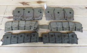 2 - WW2 M-1923 Ammo Belts one with inside straps