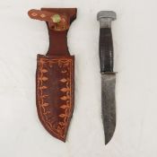 USN MK1 Geneva Forge knife with sheath